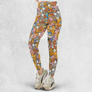 Garfield and Friends Legging