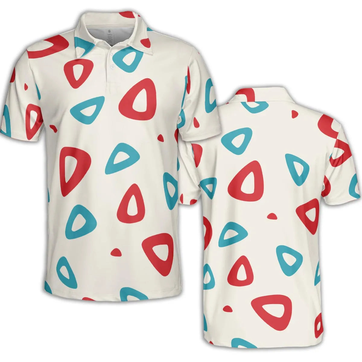 Togepi Pattern Pokemon AOP Men/Women Polo Shirt