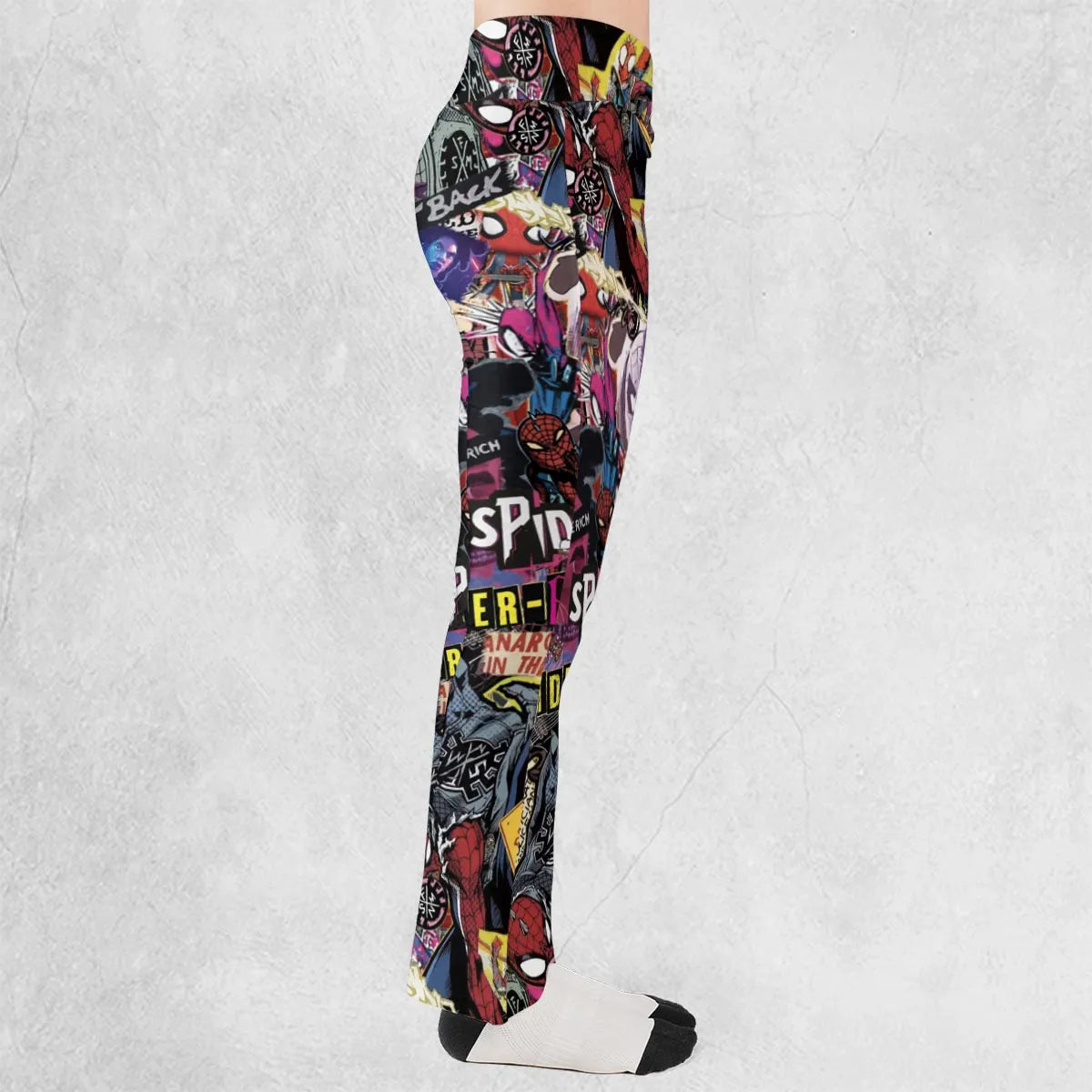 Spider-Punk Get Punked Across Spider-Verse Flare Leggings