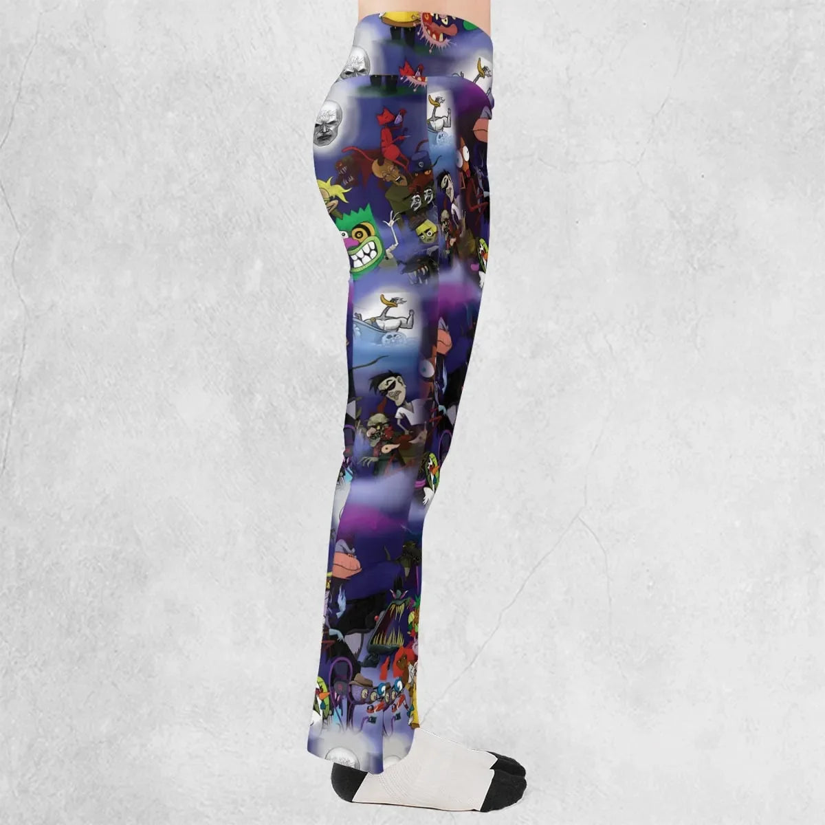 Fearless Courage the Cowardly Dog Flare Leggings