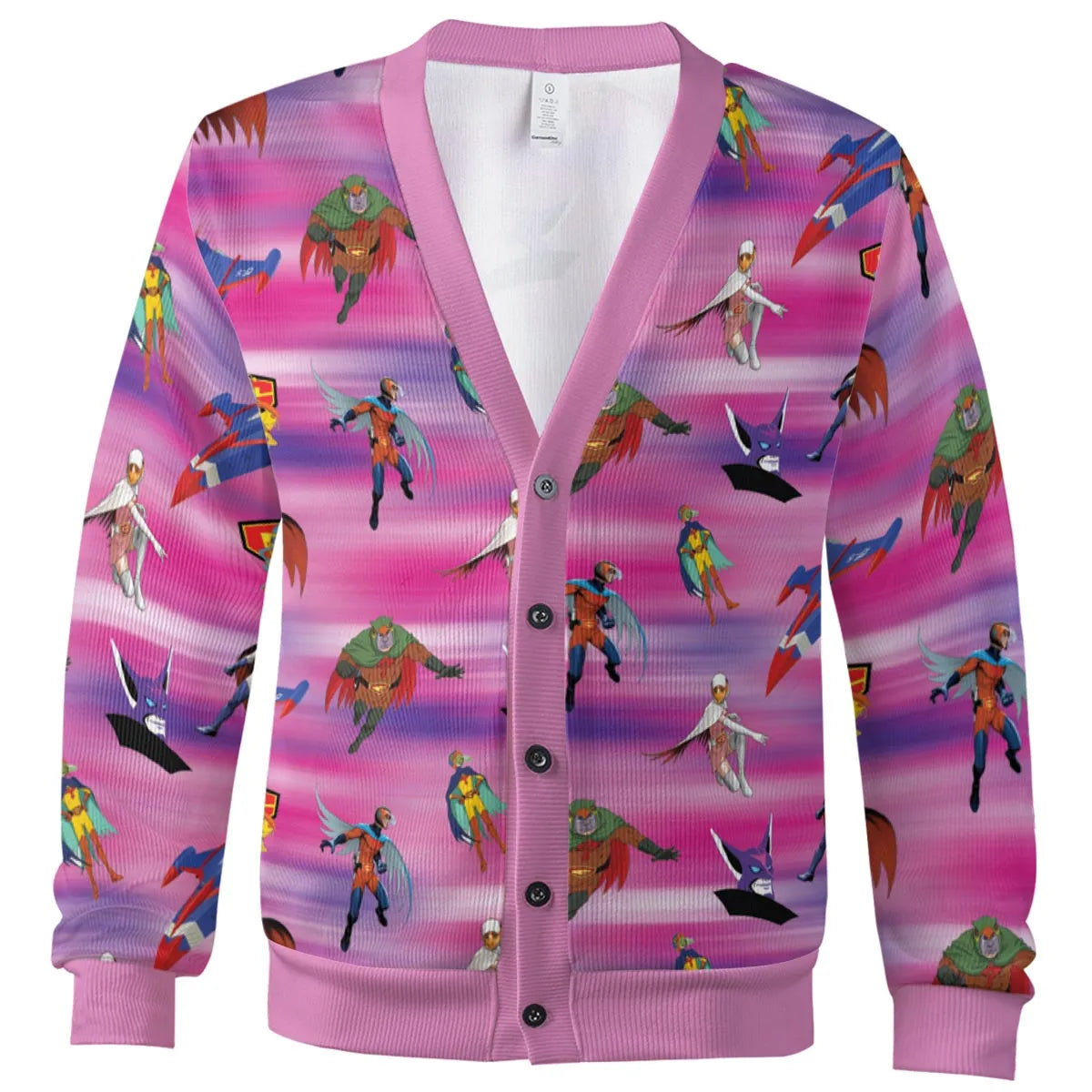 Retro Animation Battle of the Planets Cardigan