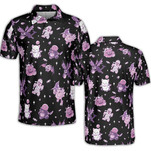 Halloween Final Fantasy Cuties AOP Men/Women Polo Shirt