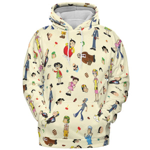 El Chavo Cartoon Characters All-over Print Hoodie