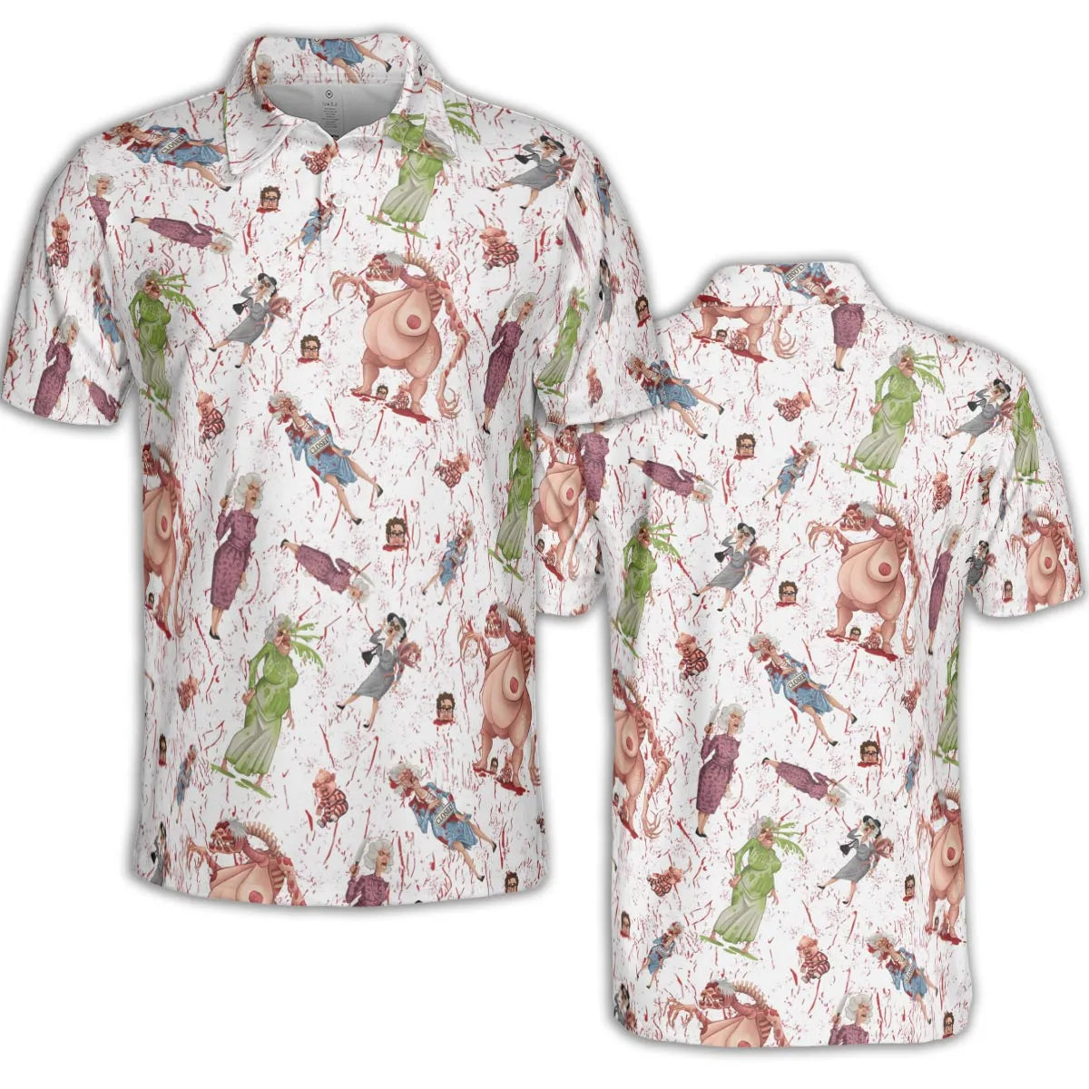 Braindead Dead Alive In North America AOP Men/Women Polo Shirt