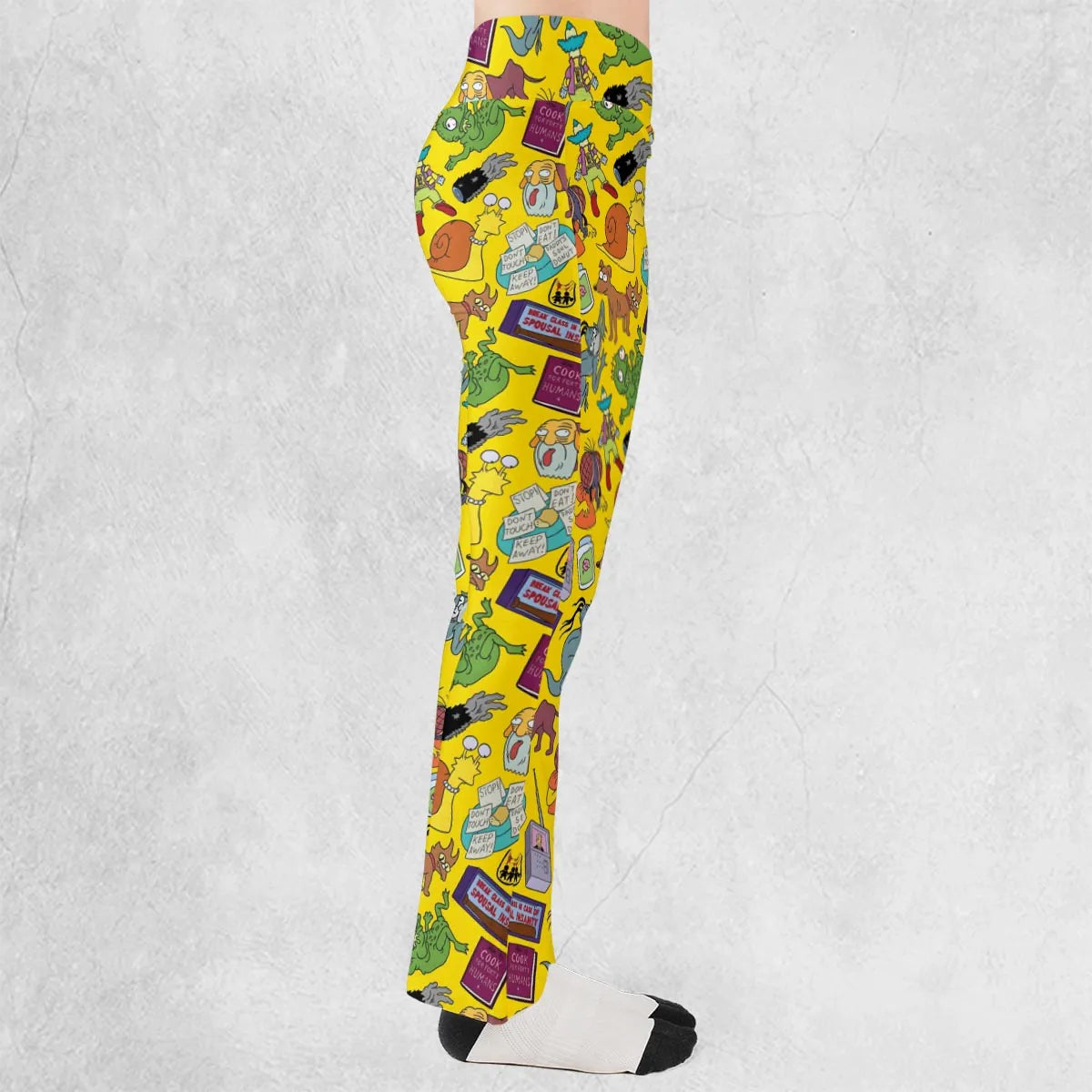 Treehouse of Horror The Simpson Flare Leggings