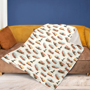 Wild West John Wayne Fleece Blanket