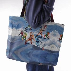 MOTU Castle Grayskull Battle Large Tote Bag