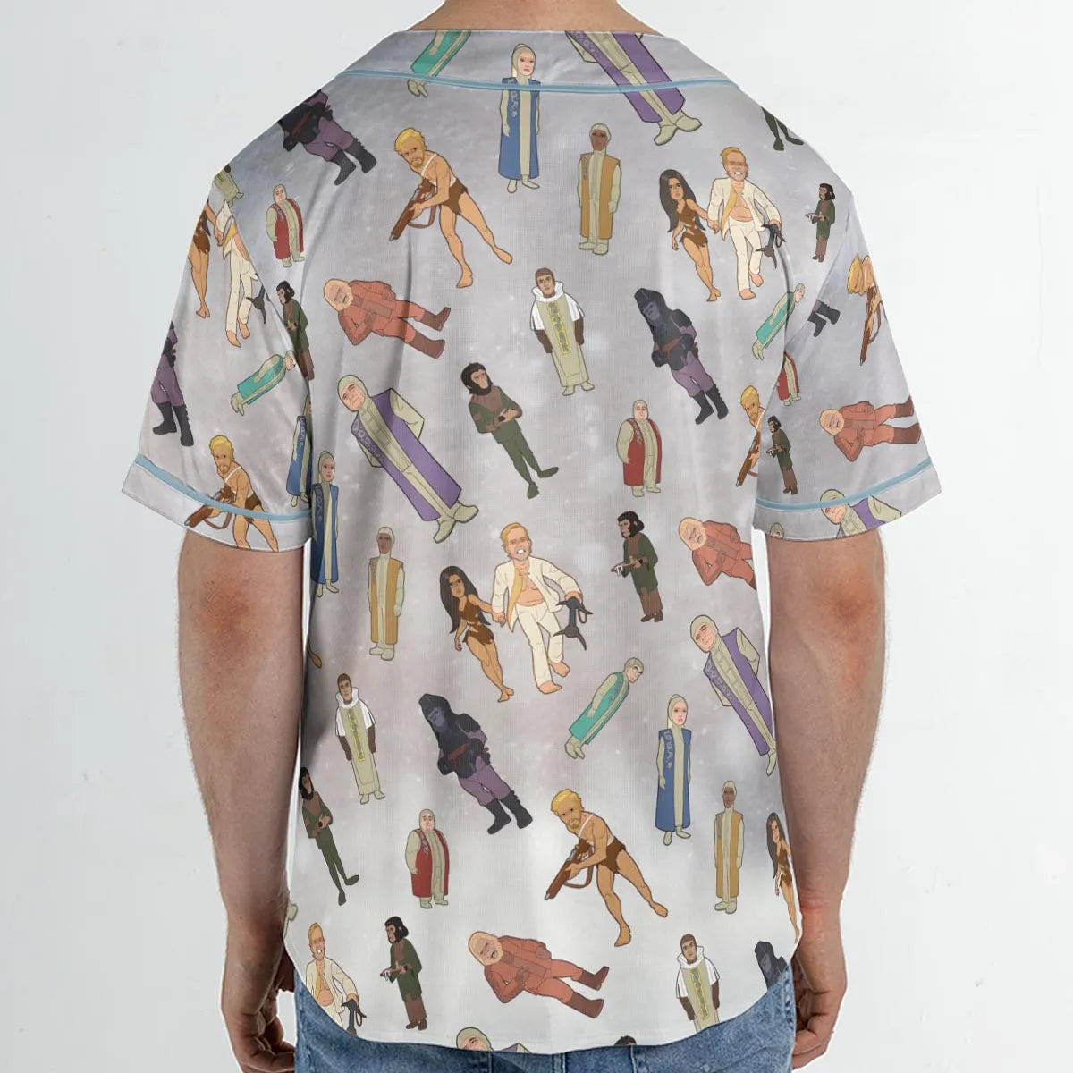 Planet of Apes Characters Unisex Baseball Jersey