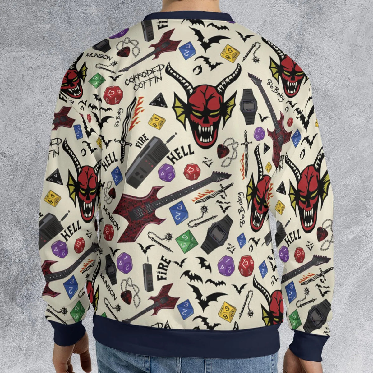 Hellfire Club Stranger Things All-over Print Sweatshirt