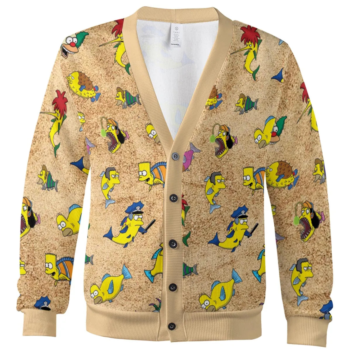 Shrimpsons The Simpsons Cardigan