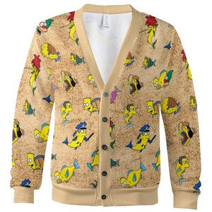 Shrimpsons The Simpsons Cardigan