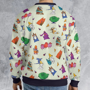 A Point In Every Direction The Point All-over Print Sweatshirt