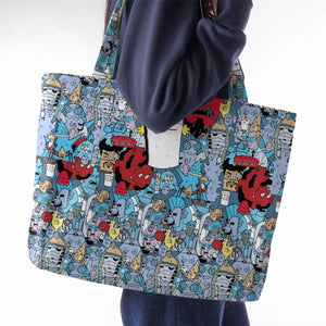 Aqua Teen Hunger Force Large Tote Bag