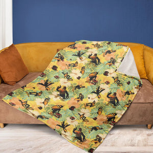 Bird Of A Feather Heckle And Jeckle Fleece Blanket