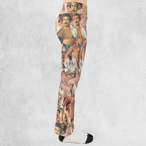 Vintage Hunks of The 80s Flare Leggings