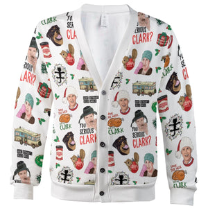National Lampoon's Christmas Vacation Pattern Cardigan