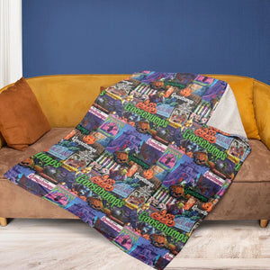 Goosebumps Pattern Fleece Blanket