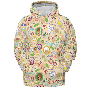 All-over Print Hoodie - 9KCWGQMN -  - 2