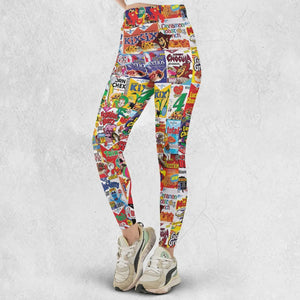 Popular Cereal Boxes Legging