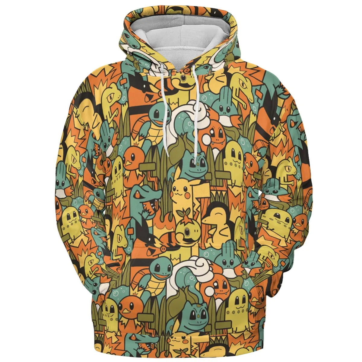 Power Starter Colors Pokemon All-over Print Hoodie