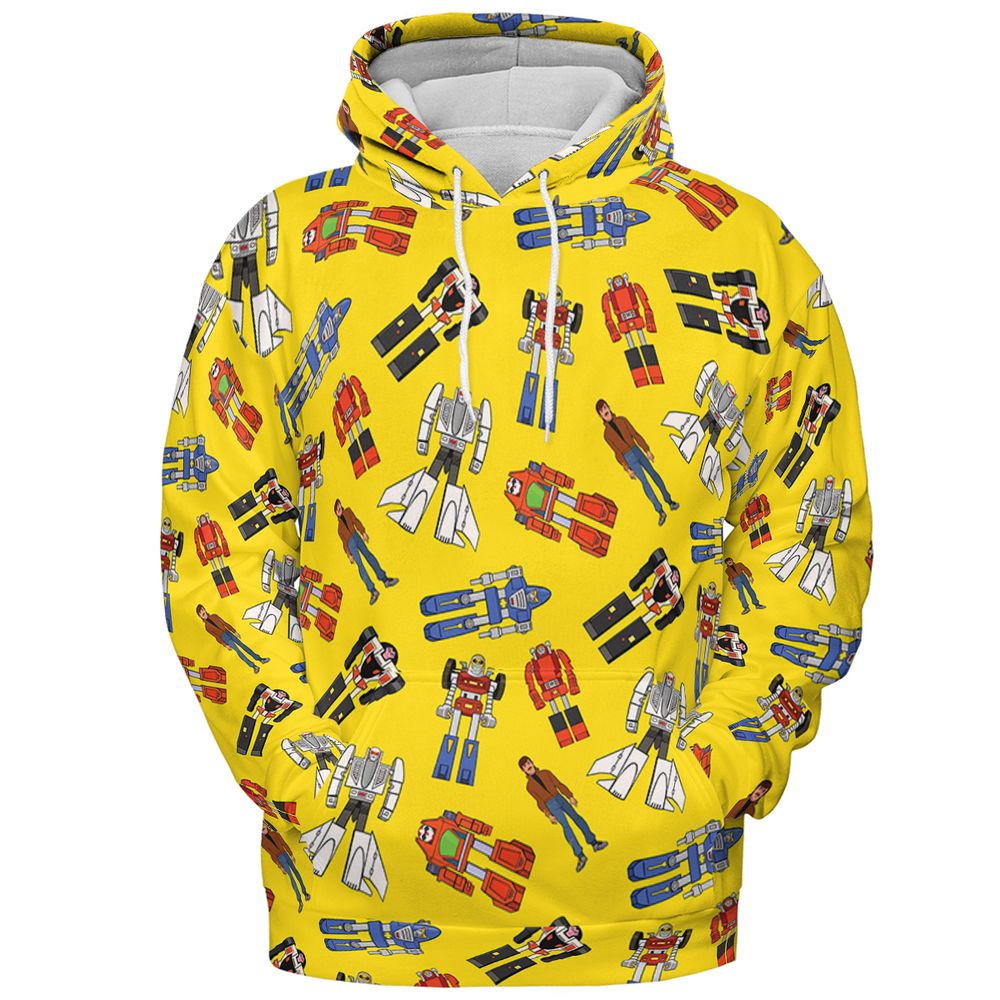 All-over Print Hoodie - CJ8H2PWJ -  - 2