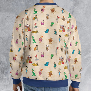 Bedrock The Flintstones All-over Print Sweatshirt