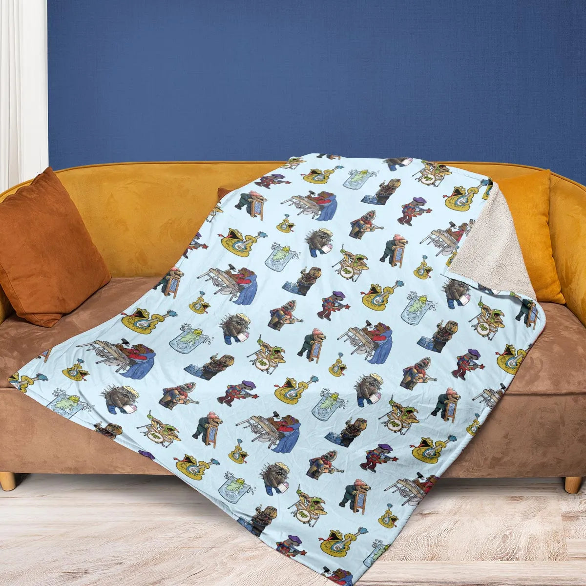 Emmet Otter's Jug Band Fleece Blanket
