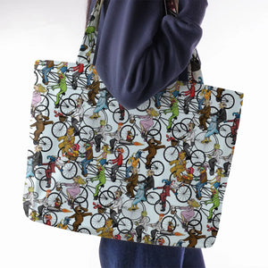 Tour De Muppet The Muppet Movie Large Tote Bag