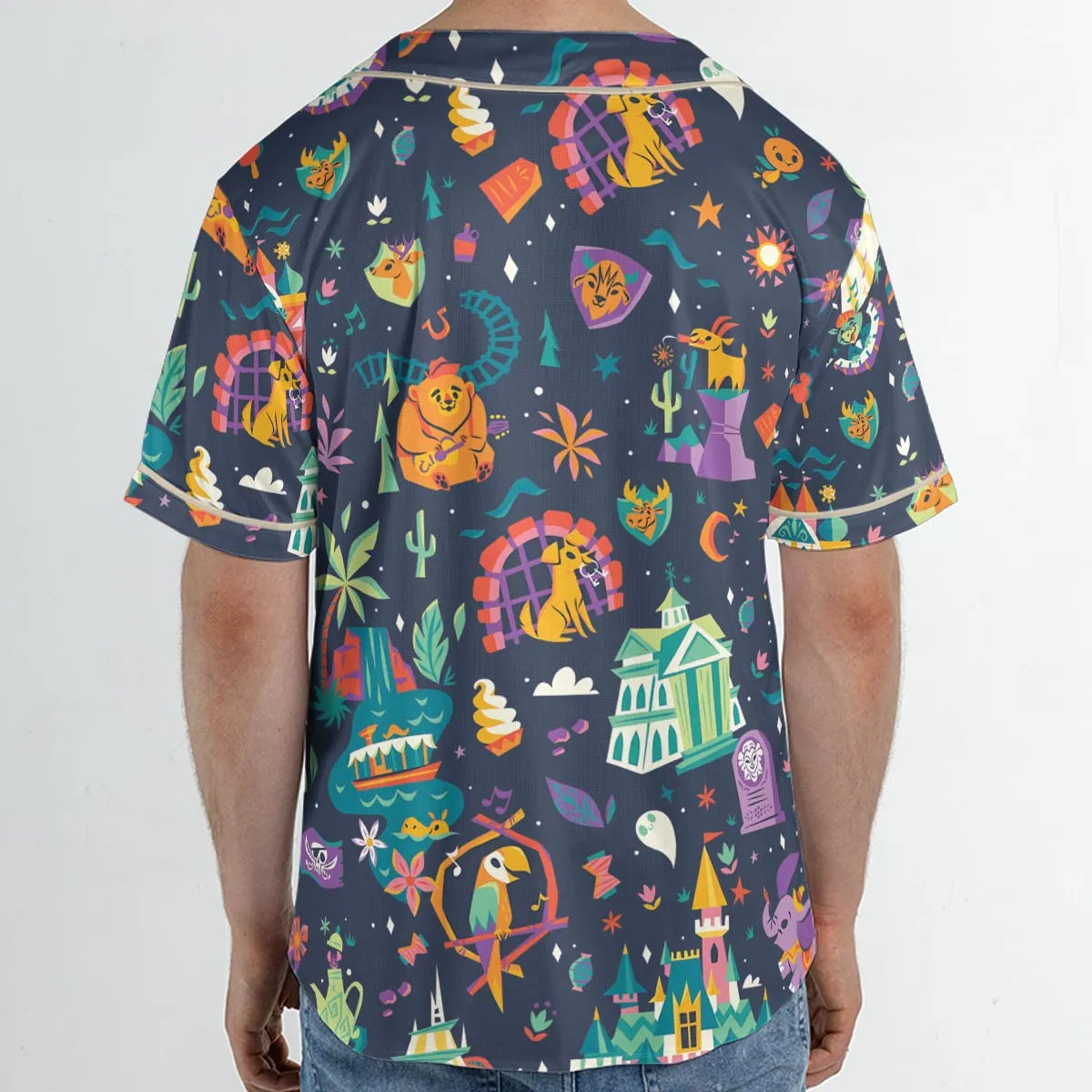 Magic Kingdom Theme Unisex Baseball Jersey