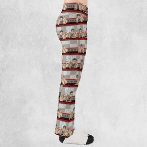 Drunk Uncle on the Holidays SNL Saturday Night Live Flare Leggings