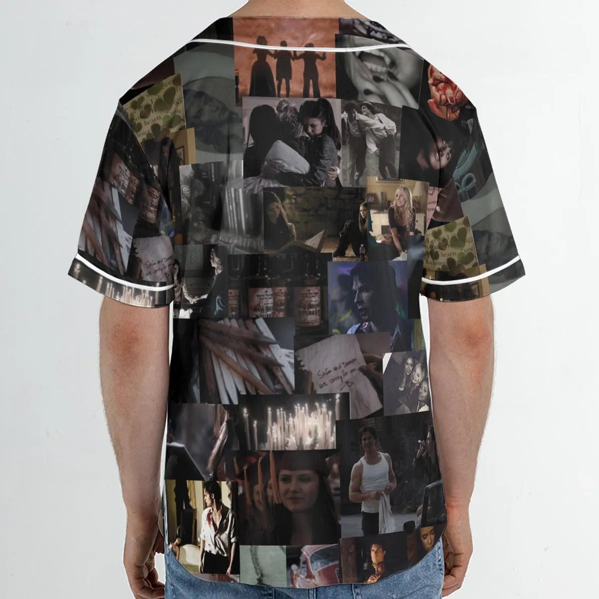 Memorable Vampire Moments The Vampire Diary Unisex Baseball Jersey