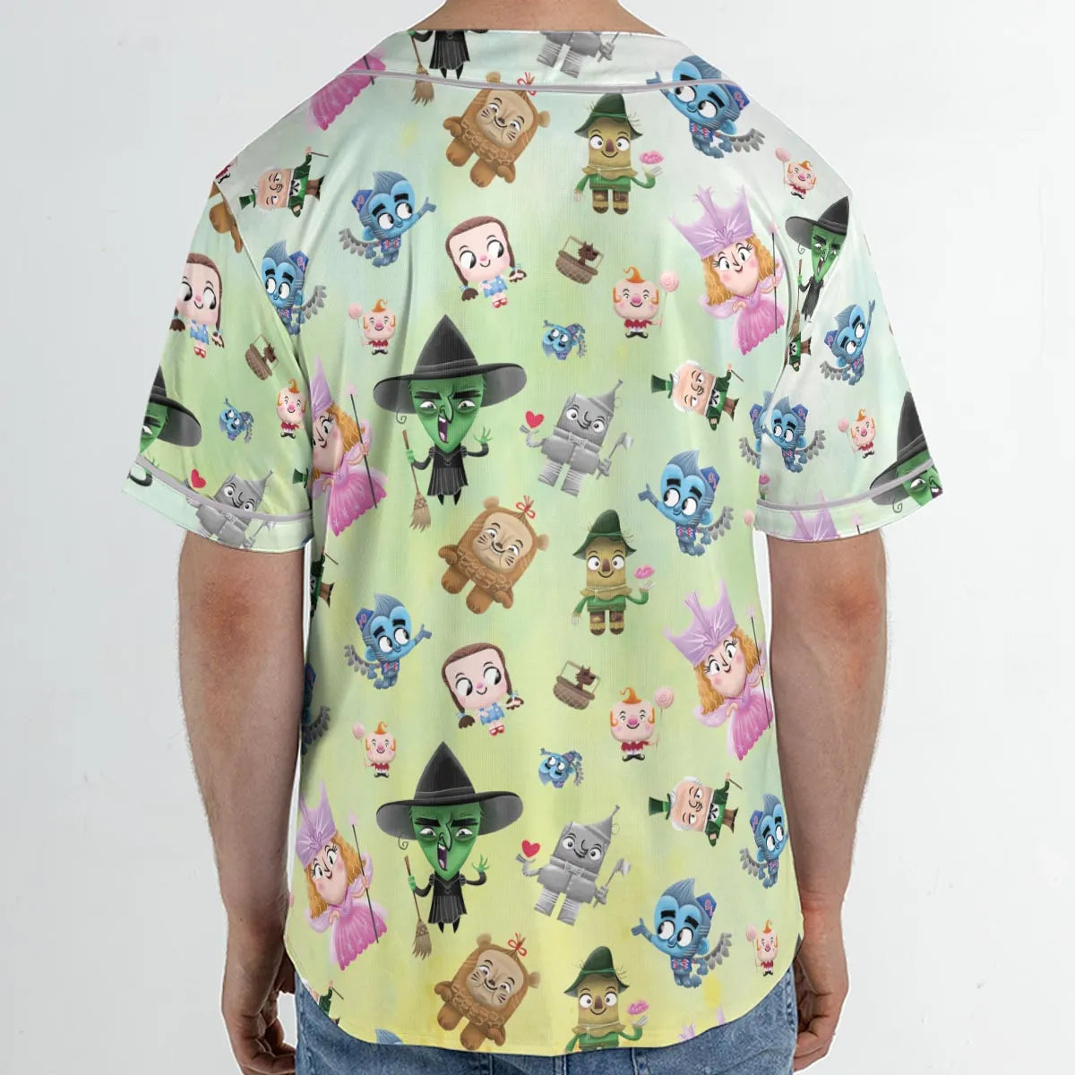 Glinda and Elphaba Meet and Greet Unisex Baseball Jersey