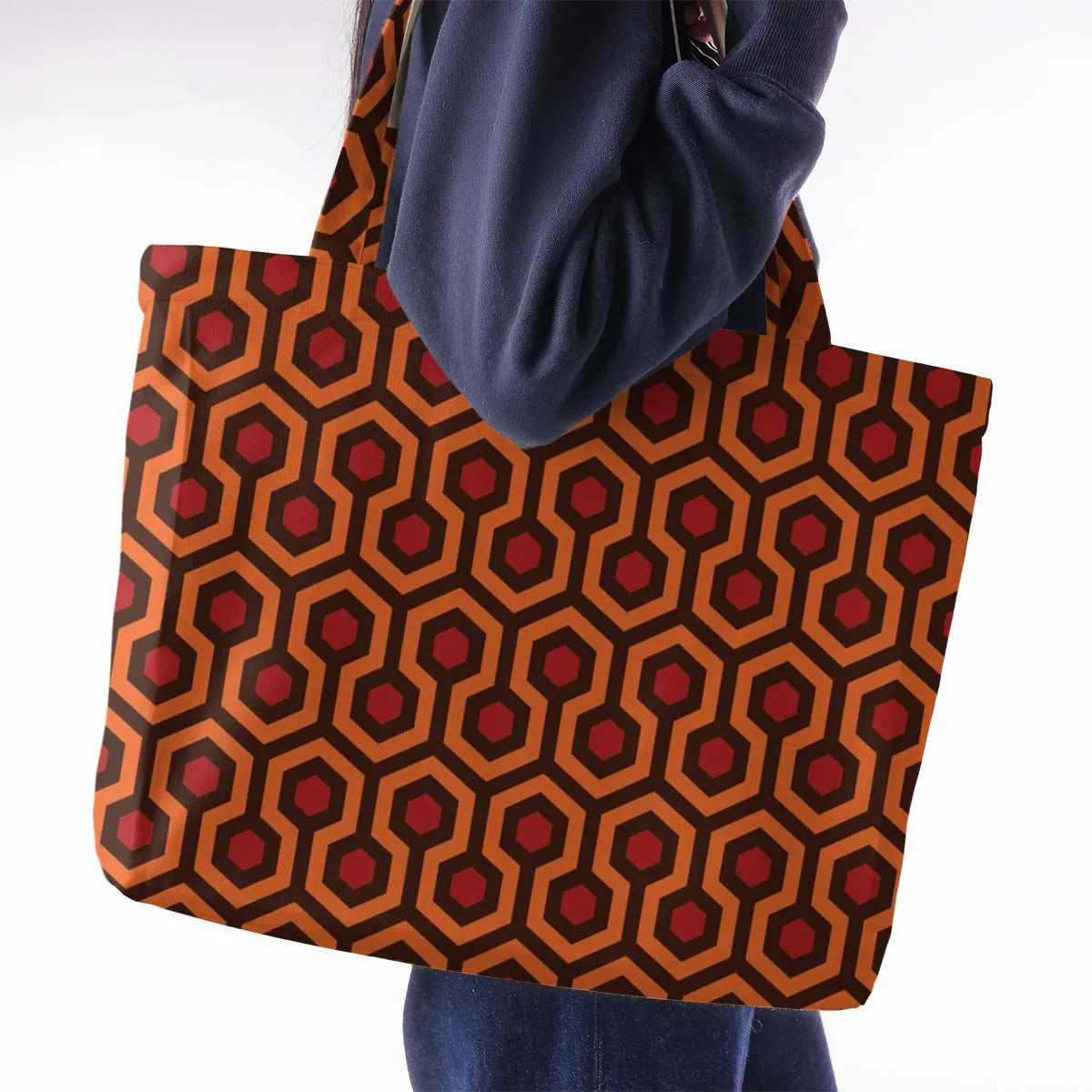 The Overlook Pattern The Shining Large Tote Bag