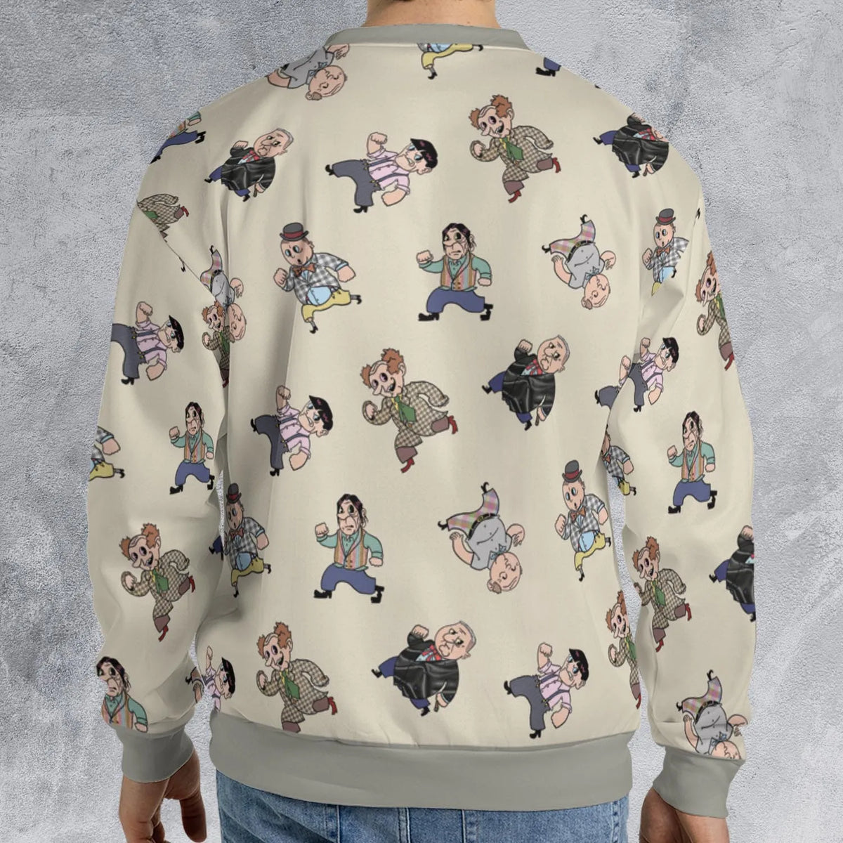 Stooges Forever The Three Stooges All-over Print Sweatshirt