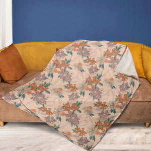 Star Wars Ships Floral Pattern Fleece Blanket