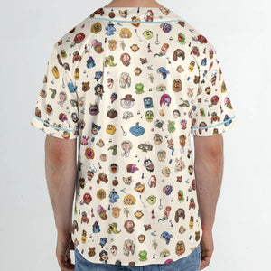 The Muppets Characters Unisex Baseball Jersey