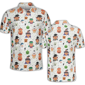 Memorable Friends McNugget Buddies Mcdonalds 1992 AOP Men/Women Polo Shirt
