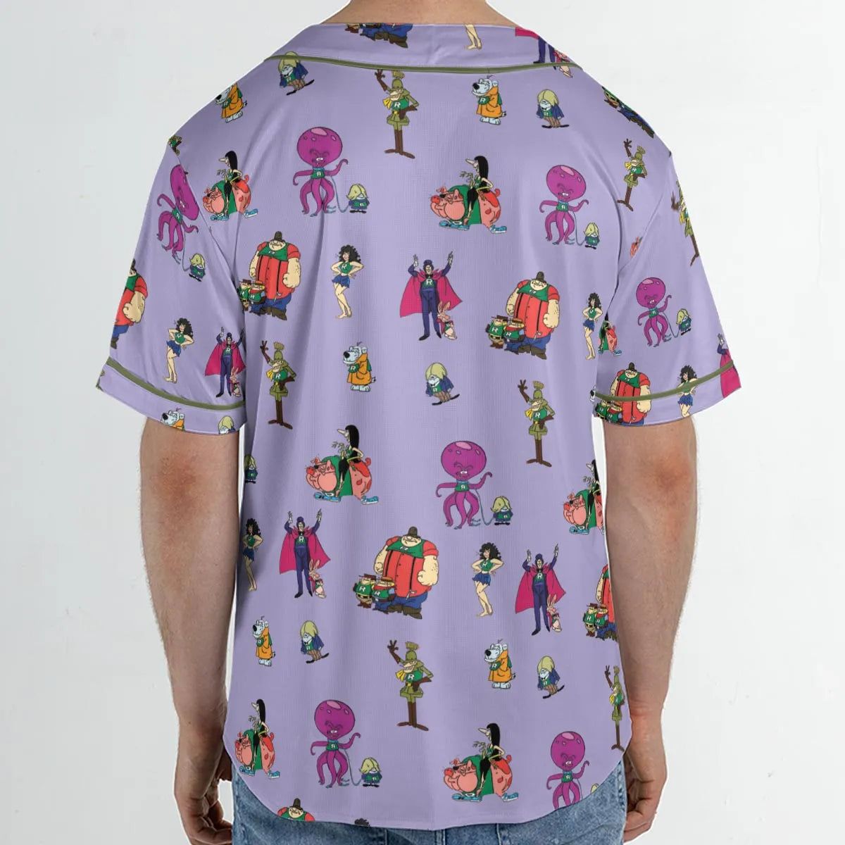 Really Rotten Scooby's All-Star Laff-A-Lympics Unisex Baseball Jersey