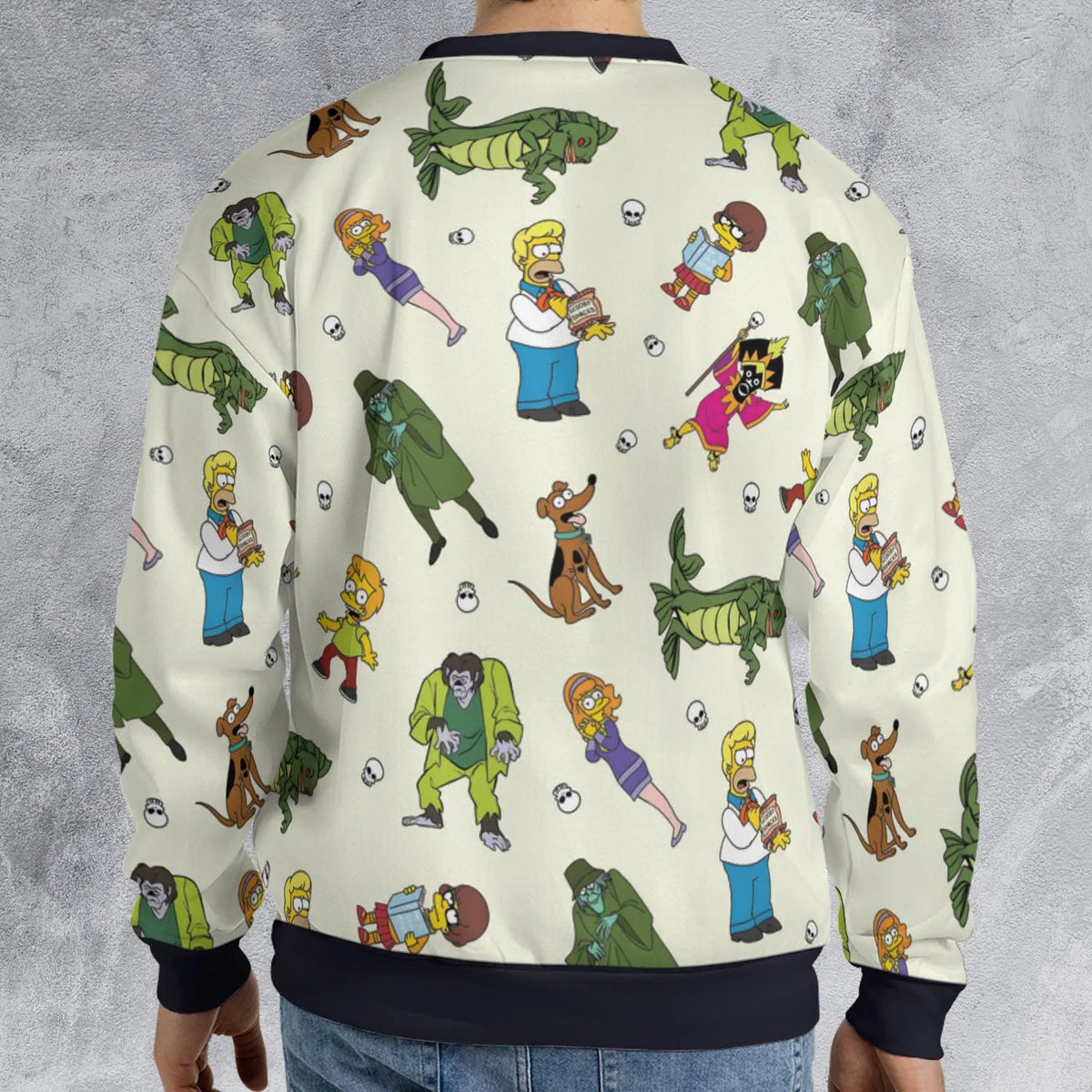 Mystery Simpsons All-over Print Sweatshirt