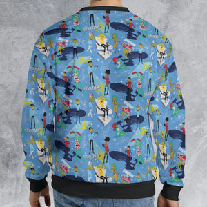 Cruisin' The Galaxy Star Trek All-over Print Sweatshirt