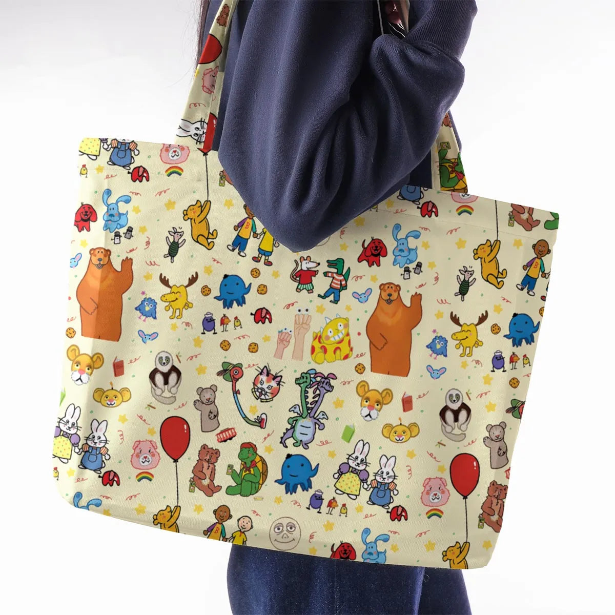 Nostalgia Train Large Tote Bag