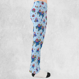 Blue Monster My Pet Monster Flare Leggings