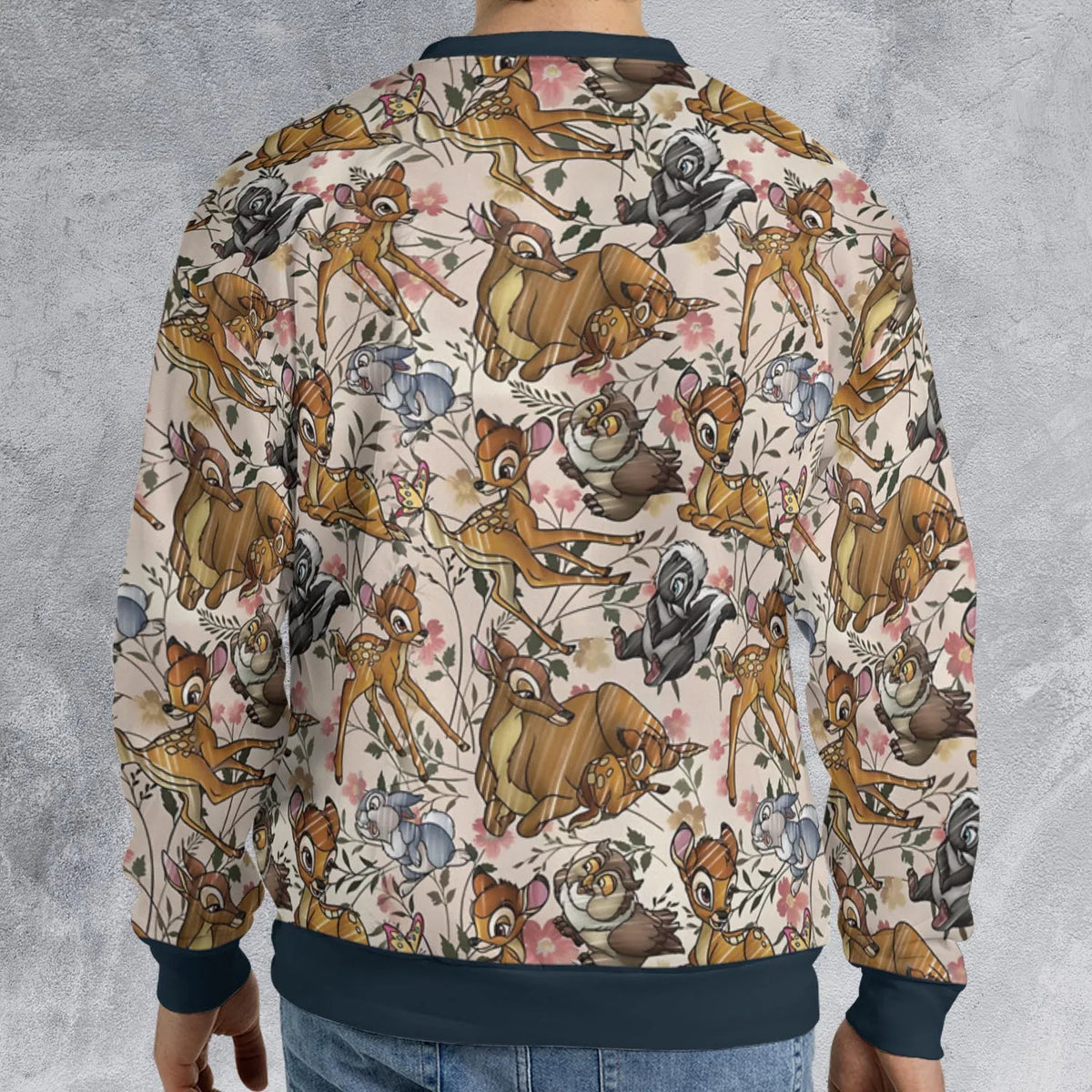 Little Wild Bambi All-over Print Sweatshirt
