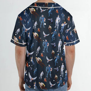 Silverhawks Cartoon Characters Unisex Baseball Jersey