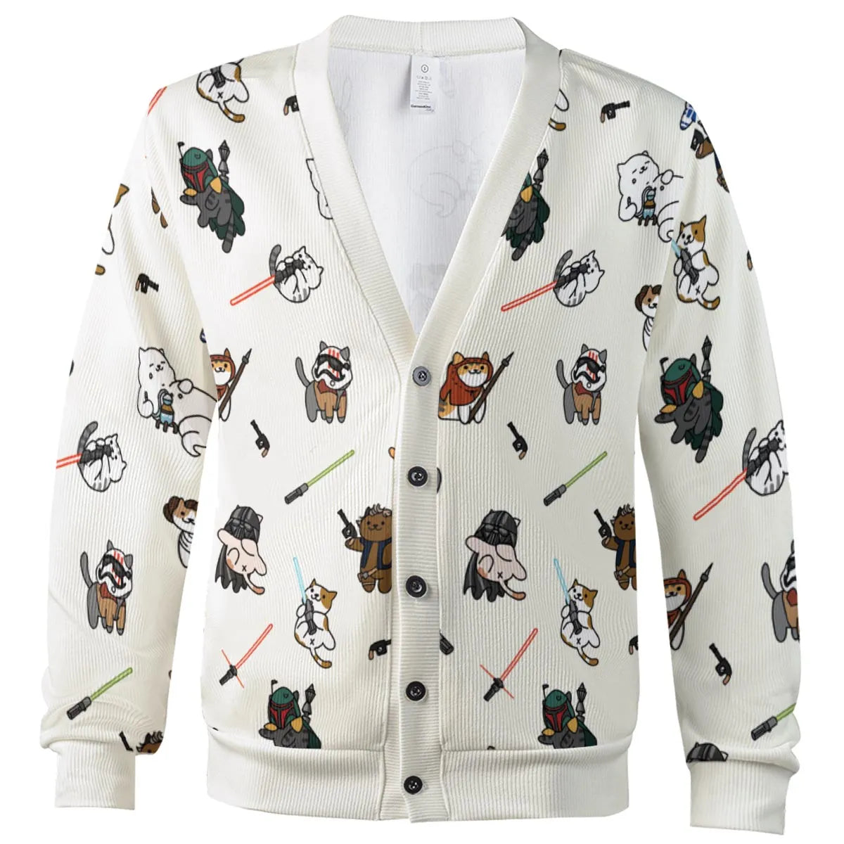 Star Wars Characters as Cats Cardigan