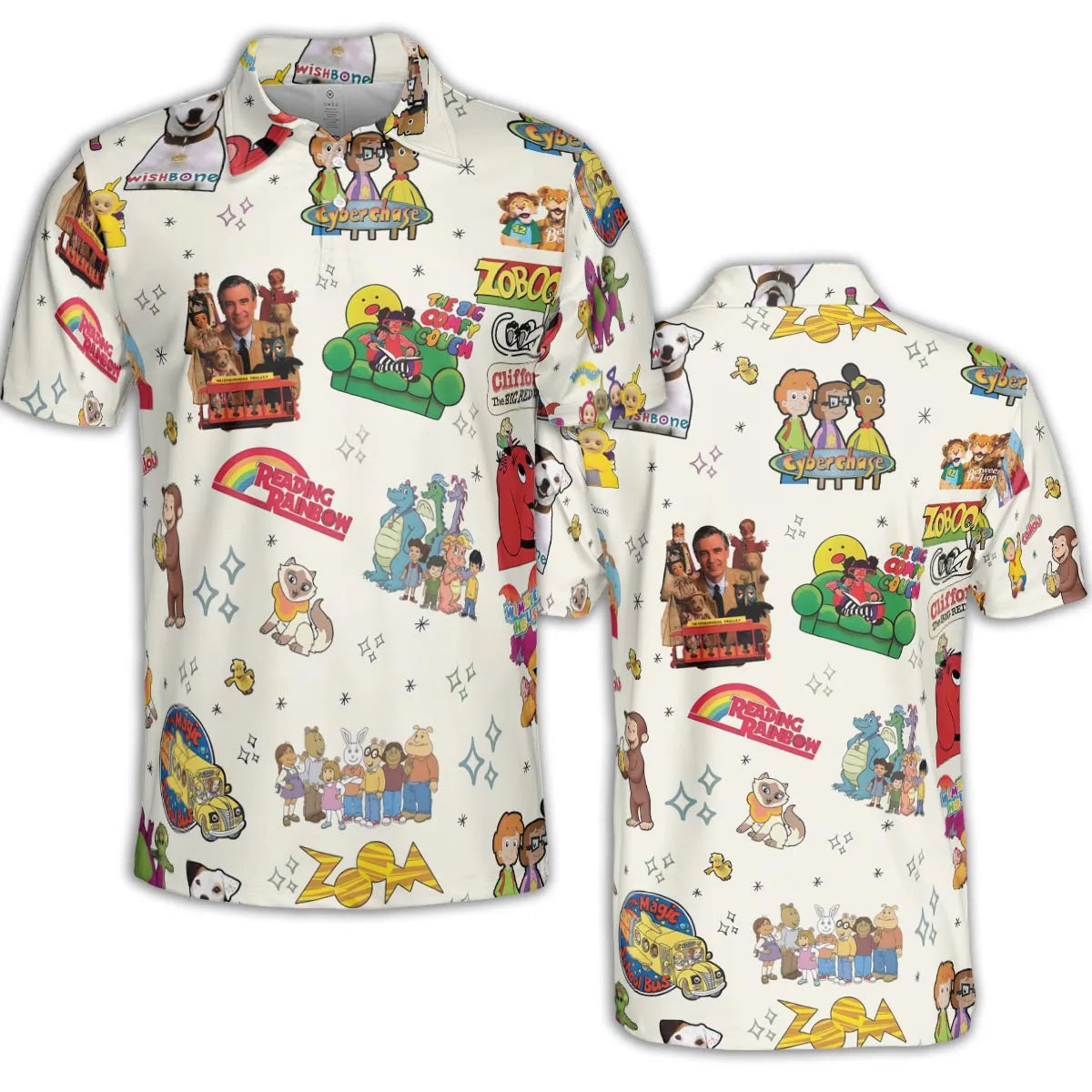 If You Were A PBS Kid AOP Men/Women Polo Shirt