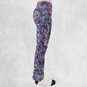 Joker The Most Favourite Characters Pattern Flare Leggings