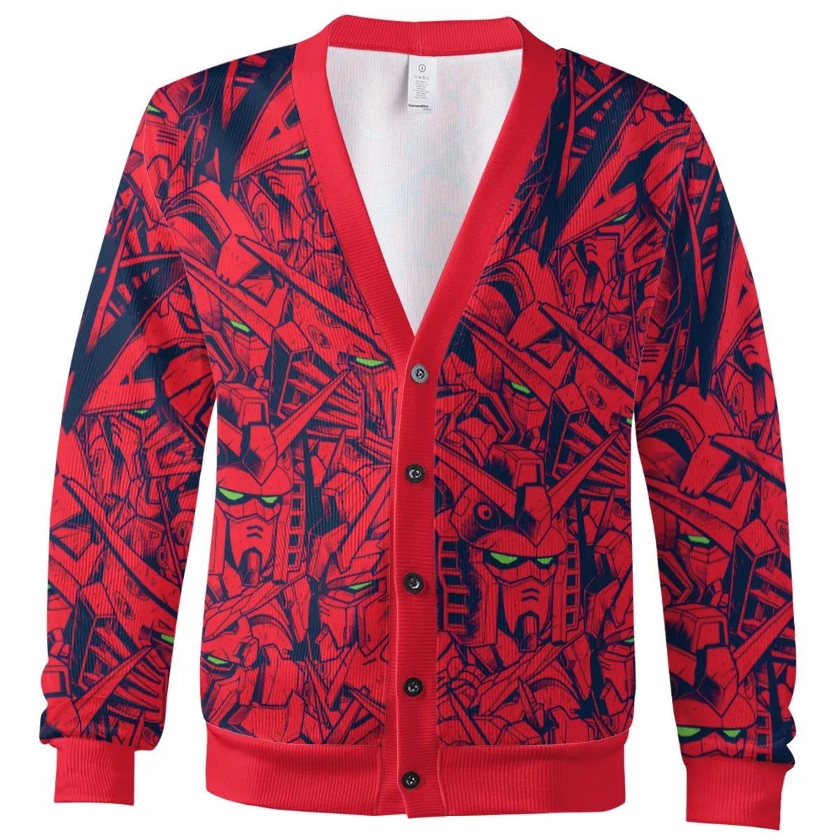 Gundam Camo Magenta Gundam Cardigan