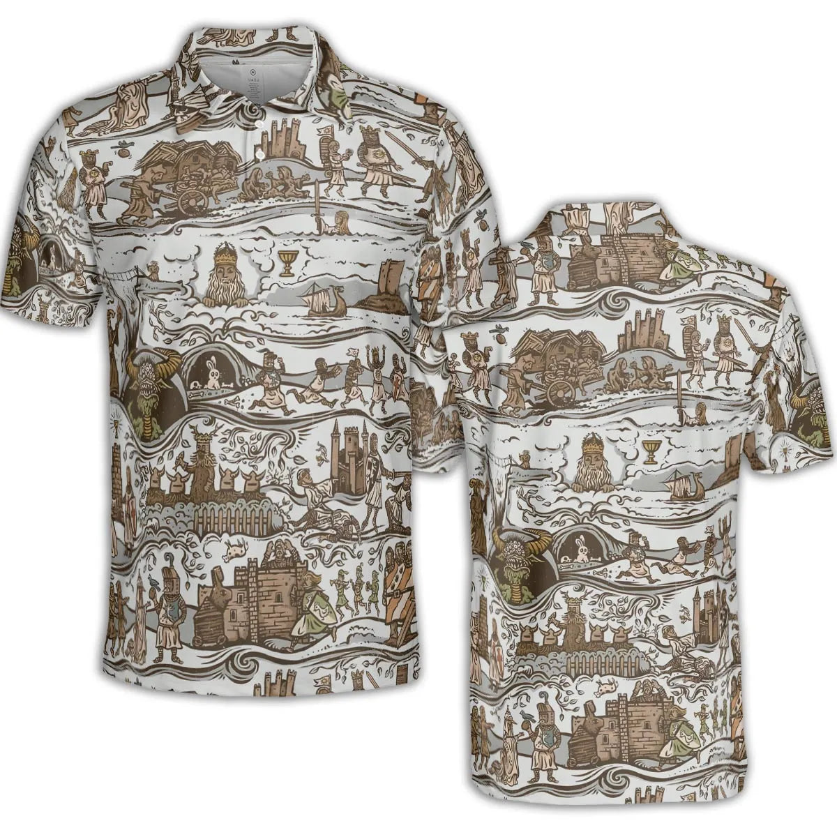 The Tapestry Journey Monty Python AOP Men/Women Polo Shirt