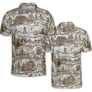 The Tapestry Journey Monty Python AOP Men/Women Polo Shirt